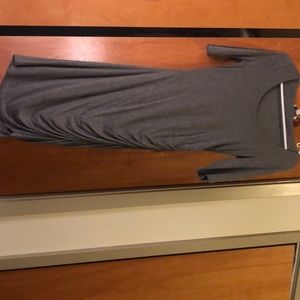 Banana Republic grey midi dress. Size XS